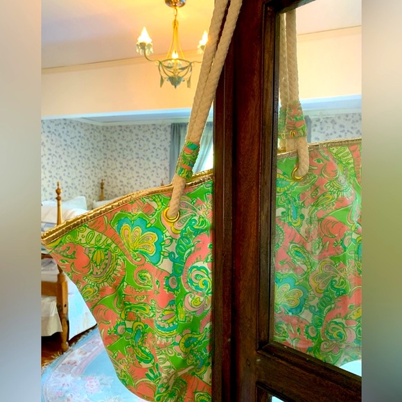 Lily Pulitzer canvas bag 🐠🩵🌸🏝️✨ - Picture 9 of 9